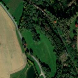 Satellite imagery of [Pošná] church t., CZ