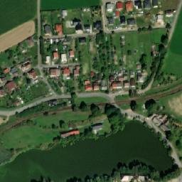 Satellite imagery of St. Florian [Střítež u Jihlavy] church sanctus t., CZ