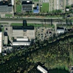 Satellite imagery of Tesla [Rožnov pod Radhoštěm] former electrotechnical factory chimney-1, CZ