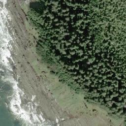 Satellite imagery of Split Cape, CA