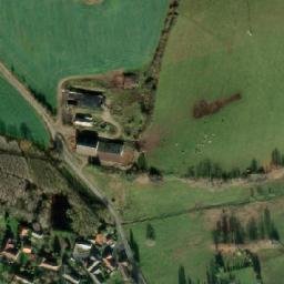Satellite imagery of [Mileč-Maňovice] chapel sanctus t., CZ