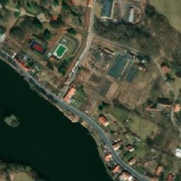 Satellite imagery of [Lnáře] church t., CZ