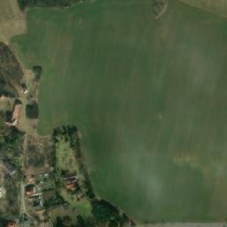 Satellite imagery of [Lnáře] church t., CZ