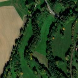 Satellite imagery of [Pošná] church t., CZ