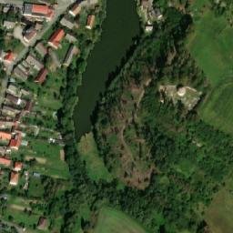 Satellite imagery of St. Florian [Střítež u Jihlavy] church sanctus t., CZ