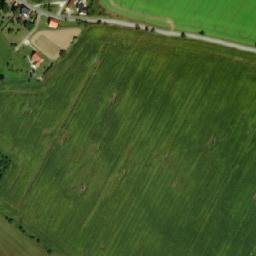 Satellite imagery of St. Florian [Střítež u Jihlavy] church sanctus t., CZ
