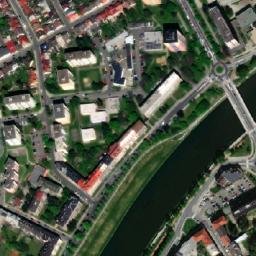 Satellite imagery of [Přerov] castle outlook t., CZ