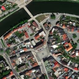 Satellite imagery of [Přerov] castle outlook t., CZ