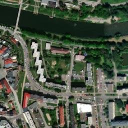 Satellite imagery of [Přerov] castle outlook t., CZ