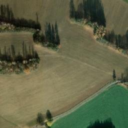 Satellite imagery of [Mileč-Maňovice] chapel sanctus t., CZ