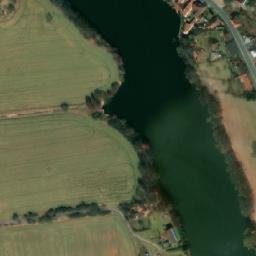 Satellite imagery of [Lnáře] church t., CZ