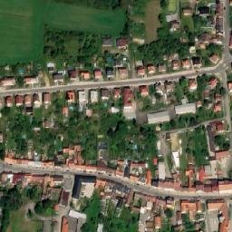 Satellite imagery of [Milevsko] church t., CZ
