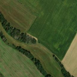 Satellite imagery of St. Florian [Střítež u Jihlavy] church sanctus t., CZ