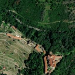 Satellite imagery of Pernštejn Castle, CZ