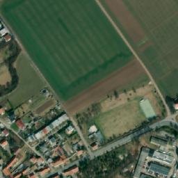 Satellite imagery of [Hrubčice] church t., CZ