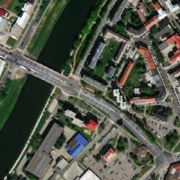 Satellite imagery of [Přerov] castle outlook t., CZ