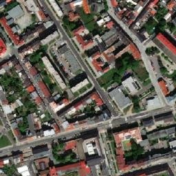 Satellite imagery of [Přerov] castle outlook t., CZ