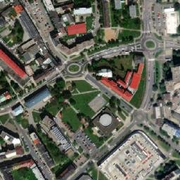 Satellite imagery of [Přerov] castle outlook t., CZ