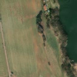 Satellite imagery of [Lnáře] church t., CZ