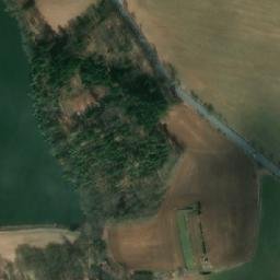 Satellite imagery of [Lnáře] church t., CZ