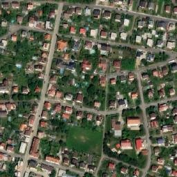 Satellite imagery of [Milevsko] church t., CZ