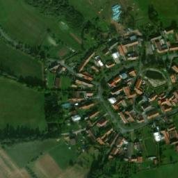 Satellite imagery of [Bobrůvka] church t., CZ
