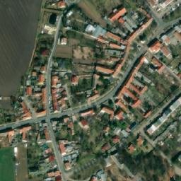 Satellite imagery of [Hrubčice] church t., CZ