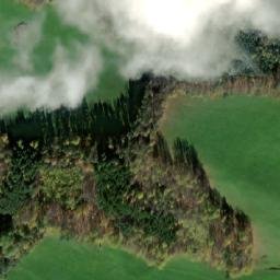 Satellite imagery of [Vigantice] church t., CZ