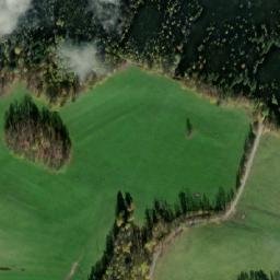 Satellite imagery of [Vigantice] church t., CZ