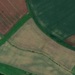 Satellite imagery of [Blazice] church t., CZ