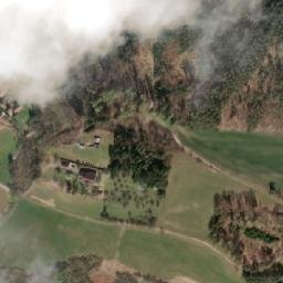 Satellite imagery of [Bezdědovice - Paštiky] church t., CZ