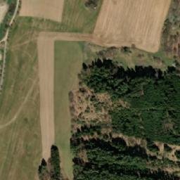 Satellite imagery of Svatý Jan [Květov] church sanctus t., CZ