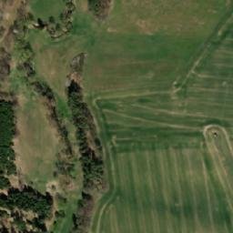 Satellite imagery of Svatý Jan [Květov] church sanctus t., CZ