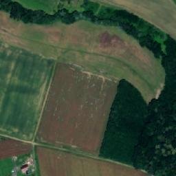 Satellite imagery of [Blazice] church t., CZ