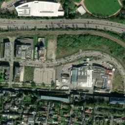 Satellite imagery of Rouen, from Mont Ste. Catherine, FR