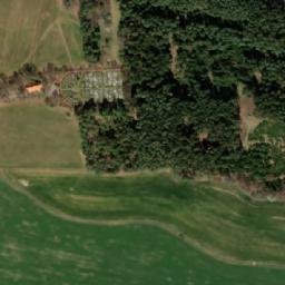 Satellite imagery of Svatý Jan [Květov] church sanctus t., CZ