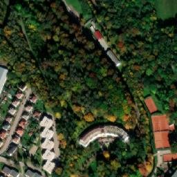 Satellite imagery of [Pelhřimov] hospital chimney, CZ