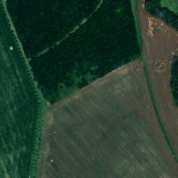 Satellite imagery of [Blazice] church t., CZ