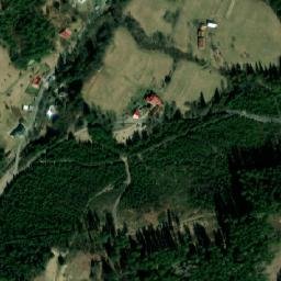Satellite imagery of [Horní Bečva] church t., CZ