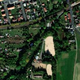 Satellite imagery of Chodský hrad [Domažlice] burg outlook t., CZ