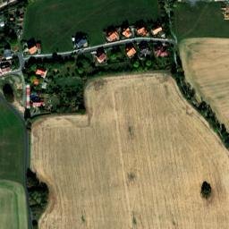 Satellite imagery of Chodský hrad [Domažlice] burg outlook t., CZ