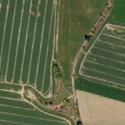 Satellite imagery of Svatý Jan [Květov] church sanctus t., CZ