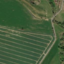 Satellite imagery of Svatý Jan [Květov] church sanctus t., CZ