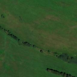 Satellite imagery of Hodušín [Opařany-Nové Dvory] church t., CZ