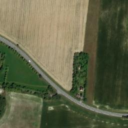 Satellite imagery of Hodušín [Opařany-Nové Dvory] church t., CZ