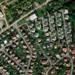 Satellite imagery of [Pelhřimov] hospital chimney, CZ