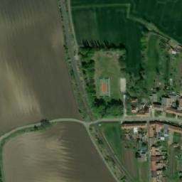 Satellite imagery of [Čehovice] church t., CZ