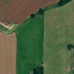 Satellite imagery of Dřevohostice] castle t., CZ