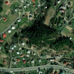 Satellite imagery of [Horní Bečva] church t., CZ