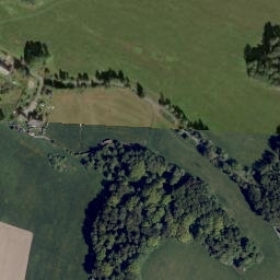 Satellite imagery of [Nemanice] church t., CZ